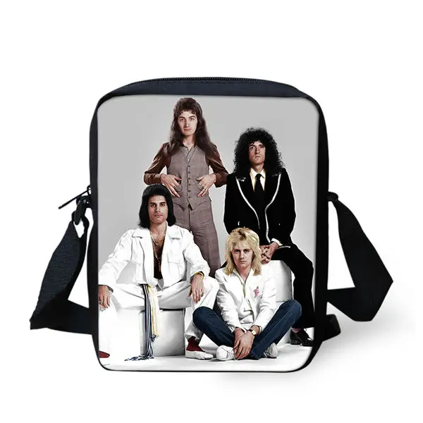 CDWX4251E Хаоюань 3 шт./компл. Студенты Рюкзак queen группа Bohemian Rhapsody печать дети ребенок по индивидуальному заказу, школьный рюкзак с большой рюкзак-сумка через плечо - Цвет: CDWX4251E