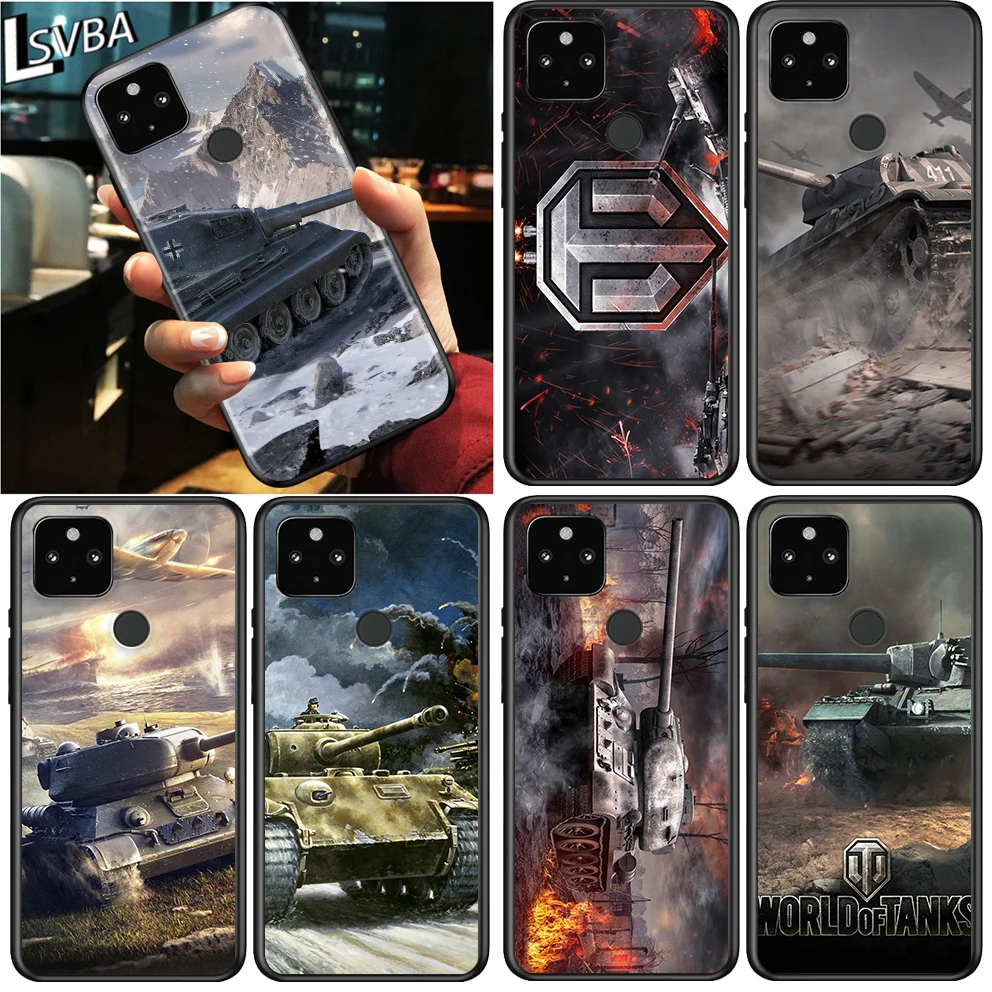 World of tanks противоударный чехол для Google Pixel 5 4 4A XL 5G черный телефона в виде ракушки