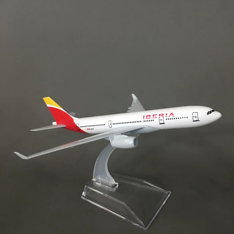 JASON TUTU Испания Iberia Airways A330 модель самолета Модель аэроплана самолет литая под давлением металлическая модели самолетов 16 см 1:400 самолет