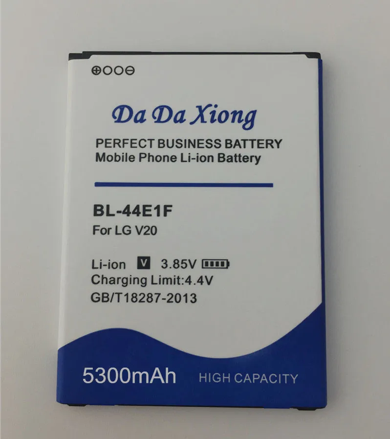 Аккумулятор BL44E1F для LG V20 VS995 US996 LS997 H990DS H910 H918 F800 H990N H990 5300 мАч аккумулятор|battery
