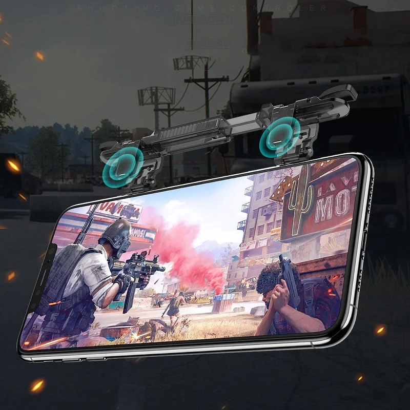 Игровой геймпад Pubg для IPhone, Android, четыре пальца, кнопка запуска, игровой контроллер, джойстик для pubg L1 R1, шутер