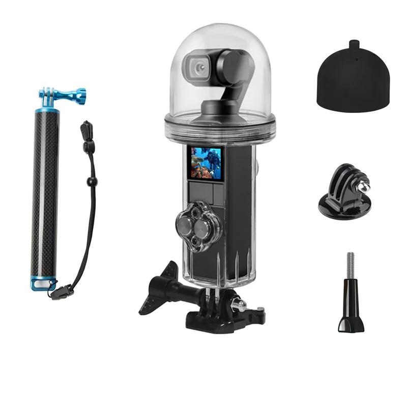 Miglior DJI Osmo Tasca Caso di Immersione Custodia Impermeabile Custodia Protettiva Caso di Immersione Borsette selfie bastone galleggiabilità galleggiante asta di montaggio del giunto cardanico