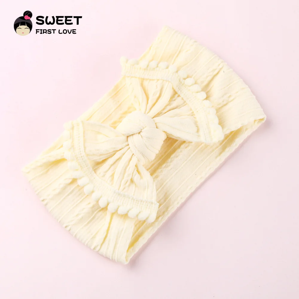 Goocheer модные милые детские mяdchen Kinder Bogen Knoten Haarband Stirnband Эластичный Тюрбан Kopf wicceln