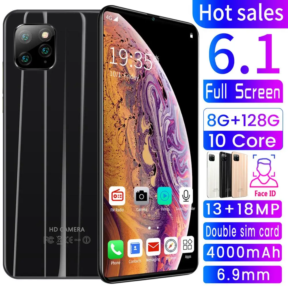 Global Version I11Pro 6.1 Inch Smartphone 8GB RAM