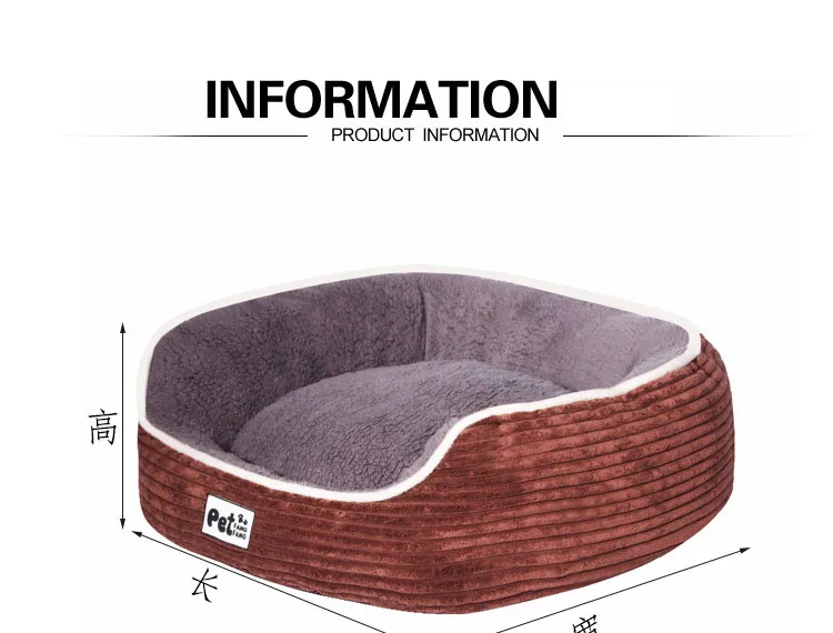 Pet Bed for Small Medium Large Dog Crate Pad Deluxe Soft Bedding Moisture Proof Bottom for All Seasons Puppy Dog House Pet Bed