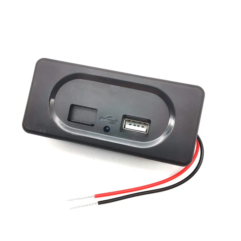 

2.1APower Adapter Outlet Dual USB Charger Socket 3.1A 12V 24V for Motorcycle Truck ATV Boat Car RV Bus