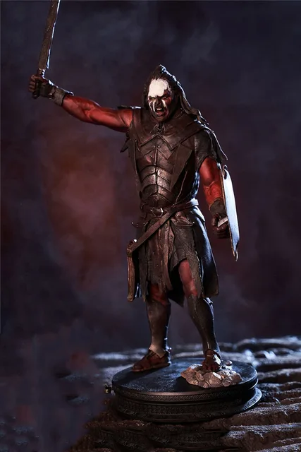In Stock Collectible Asmus Toys LOTR8IN003 8 inches Full Set Strong Orc Lurtz Action Figure Model for Fans Gifts 6