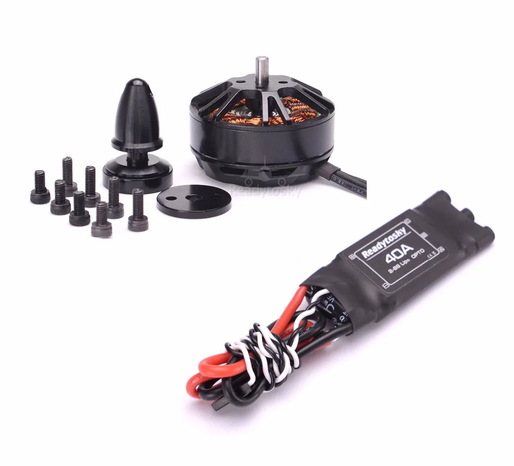 

3508 580kv Brushless Motor + ReadytoSky 40A OPTO Brushless 2-6s ESC For FPV ZD550 ZD850 Multirotor Quadcopter High quality