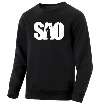 

Anime Sword Art Online Men Hoodie Harajuku Men'S Sweatshirts Kirigaya Kazuto Mens Fleece Sweatshirt Japanese Streetwear Hoodies