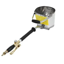 Fast Shipping DIY Home Hopper Bucket Stainless Steel Portable Durable Anti Rust Stucco Cement Plaster Hand Tool Mortar Sprayer