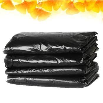 

50pcs/pack Large Trash Bags Tough Eco-friendly Black Thickened Rubbish Bags Garbage Bags