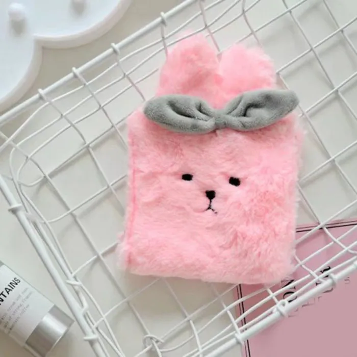 Kawaii Portable Plush Rabbit Box Makeup Cosmetic Bag Drawstring Toiletry Case 998