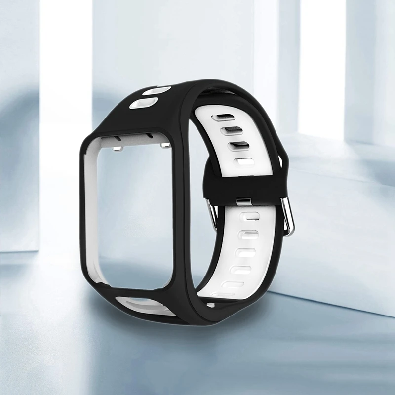 Спортивный ремешок для часов TomTom Spark Runner2/3 ремешок для часов мягкий силиконовый сменный ремешок для TomTom ремешок черный
