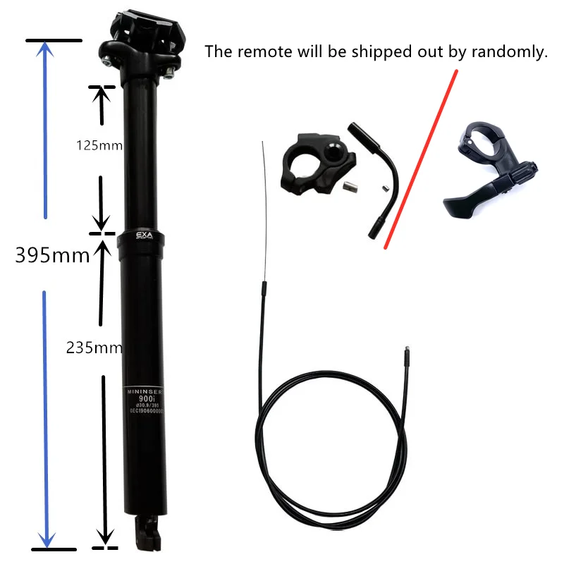 MTB Seatpost Kindshock Ks Hydraulic-Seat-Tube Mountain-Bike Adjustable Remote Height