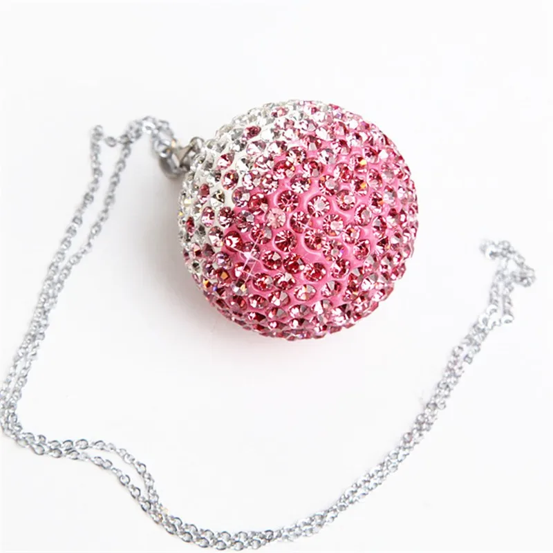 

Car Pendant 3.5CM Crystal Diamond Ball Shiny Decorations Hanging Ornaments Automobile Rear View Mirror Car Interior