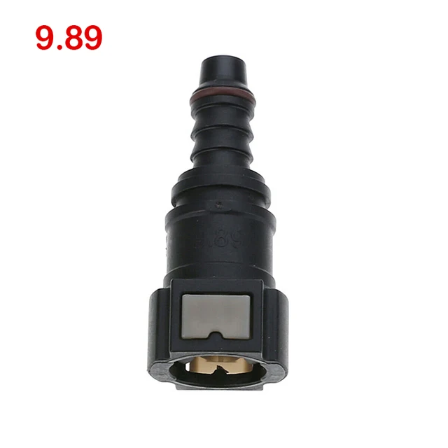 Car Fuel Line Quick Connect Hose Coupler ID8 7.89 9.89 11.8 Rubber Nylon Oil Line Pipe Connector Disconnect Release Hose Fitting 9.89-ID8 straight