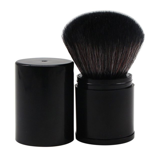 Retractable Makeup Brush One Large Powder Blush Brush With Lid Full Set Of Beauty Make Up Tools