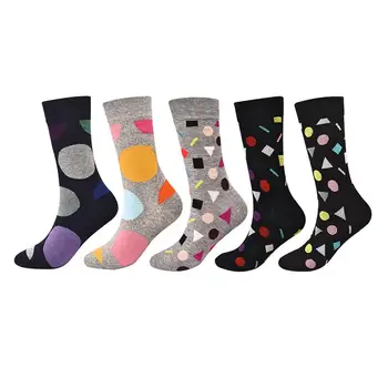 

Men's Socks Cotton Colorful Spherical Pattern New Spring Winter Autumn Christmas Socks