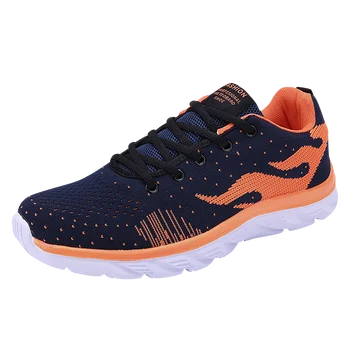 

Patchwork Men Casual Shoes zapatillas hombre Men Shoes 2019 Autumn Winter Mens Shoes Casual Men Sneakers Orange Red Black