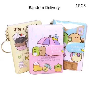 

Cute Cartoon Spiral Notebook Blank Paper Keychain Journal Diary Planner Notepad