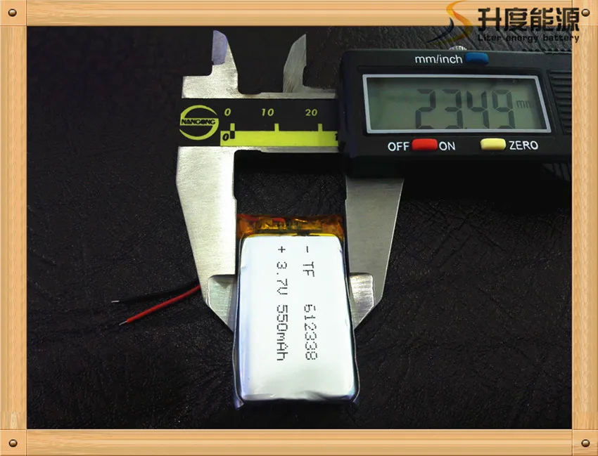 Литий-ионные аккумуляторы небольшой емкости 3,7 v 550mah 612338 для игрушек LJ