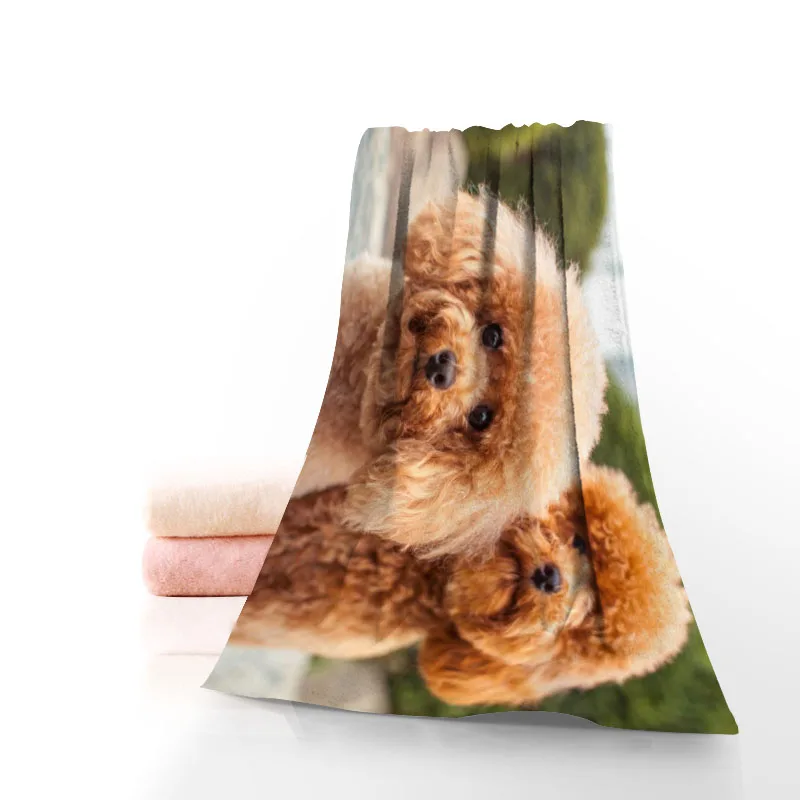 

New Poodle Dogs Towels Microfiber Bath Towels Travel,Beach,Face Towel Custom Creative Towel Size 35X75cm,70X140cm