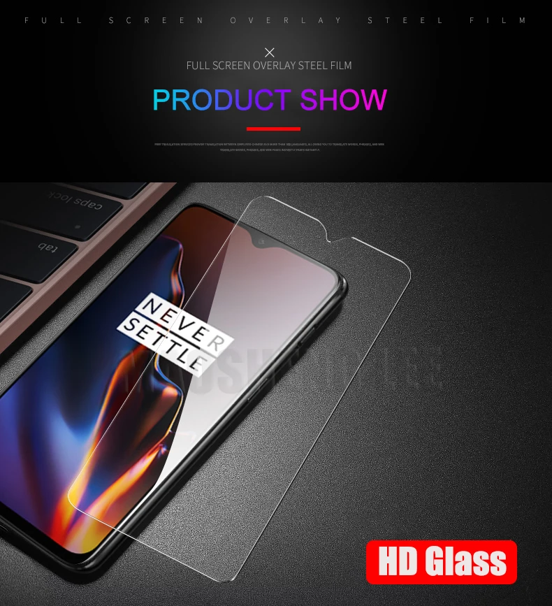 2 шт./лот защита экрана закаленное стекло для oneplus 7 7T 9H анти Blu-Ray стекло oneplus 7t one plus 7 стекло защитная пленка