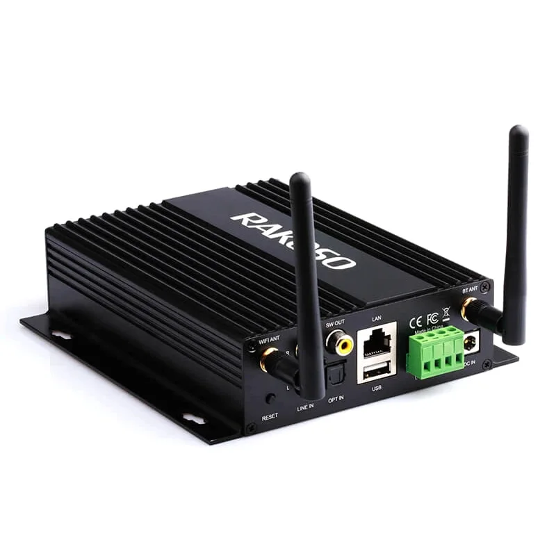 SA100 WiFi and Bluetooth Amplifier Wireless Audio Receiver with Optical Subwoofer HiFi Multi-room Airplay Spotify Free APP SA100 WiFi and Bluetooth Amplifier Wireless Audio Receiver with Optical Subwoofer HiFi Multi-room Airplay Spotify Free APP