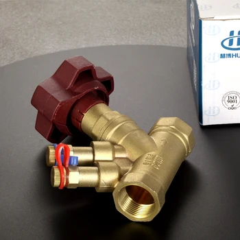 

brass hydraulic control valve threaded balancing valve water flow regulating valve DN20/DN25/DN32/DN40/DN50