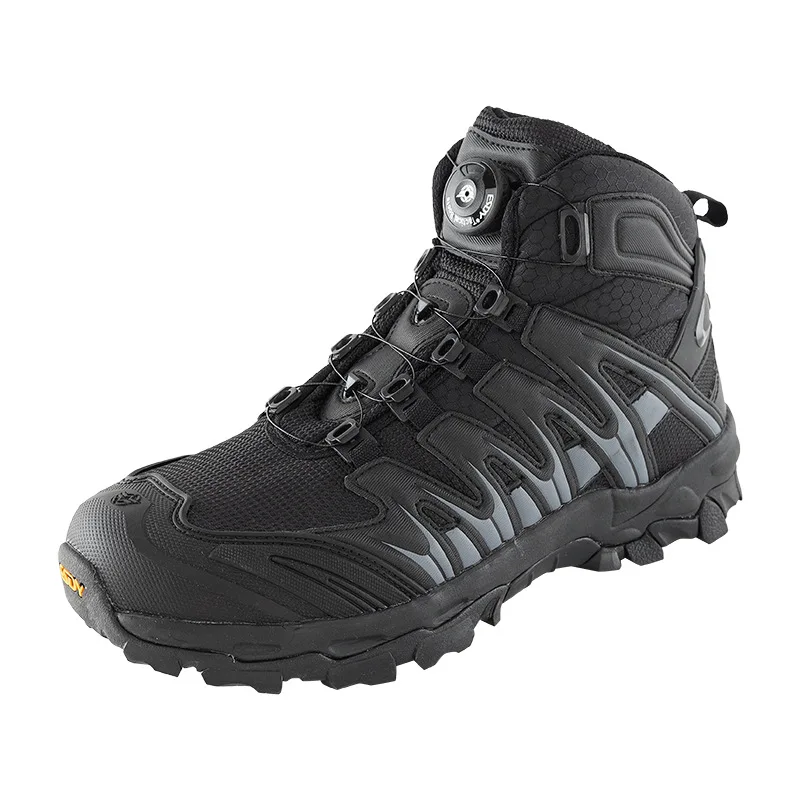 ESDY; брендовые тактические военные армейские ботинки; уличная дышащая мужская обувь; армейские ботильоны; безопасная альпинистская обувь - Цвет: black