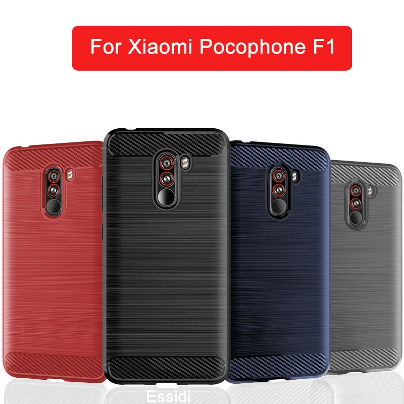 Phone Case for Xiaomi Pocophone F1 Protective Matte Silicone Anti-fall Mobile For Cover |