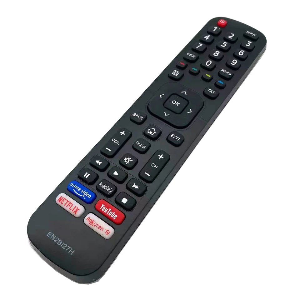 Telecomando Universale EN2BO27H Compatibile Con Hisense – Sostituisce Telecomando Originale Per TV H32B5600, H43B7100, H50B7100 E Molti Altri
