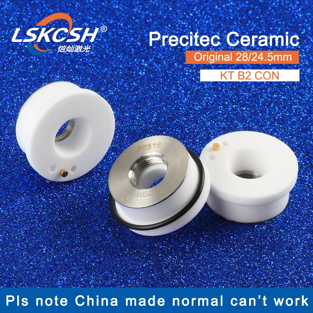 LSKCSH Precitec керамический держатель сопла KT B2 CON P0571-1051-00001 Dia.28/24,5 мм M11 для волоконной лазерной головки Precitec