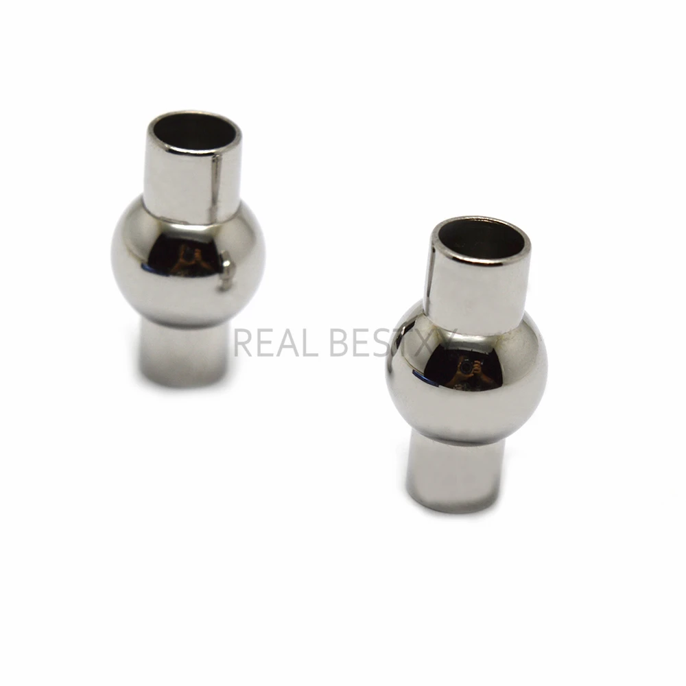 20pcs/lot 6mm hole Bracelet Necklace Barrel Magnetic Clasps Jewelry Making Finding Accessories Connectors for DIY Craft Supplies | Украшения