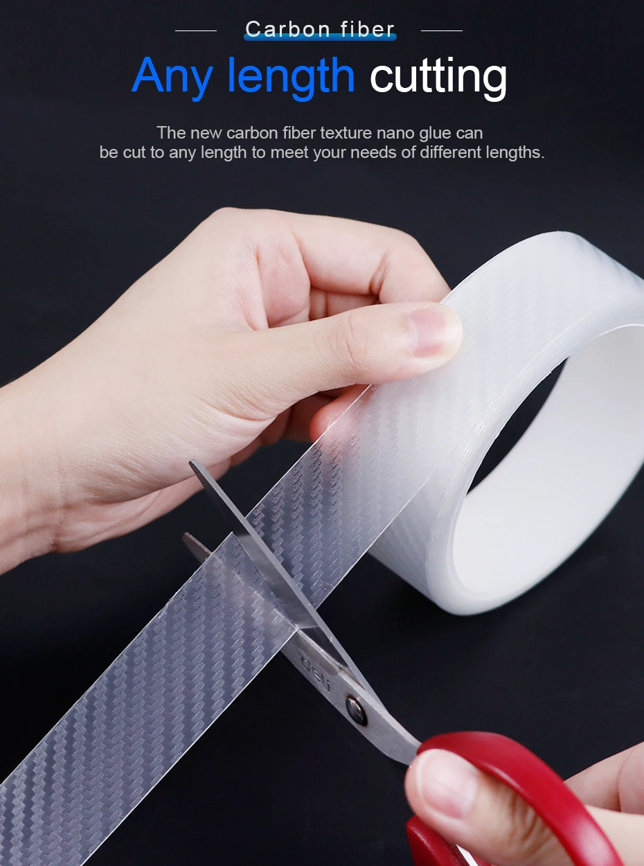 Car Door Protective Sticker Transparent Nano Tape 10m Car Stickers Styling Mouldings Auto Bumper Protector Films Anti Collision