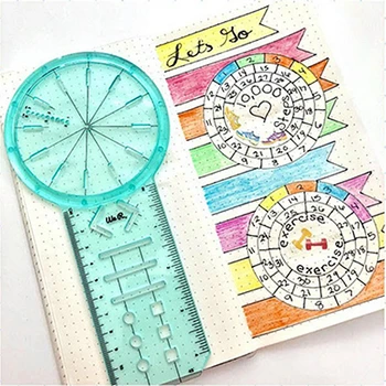 

We R Memory Keepers Special ruler for handbook log Journal Guide Greeting Card Color Paper Multifunction Drawing Special Ruler