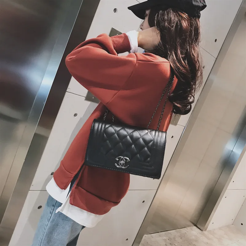 

WOMEN'S Bag 2018 Summer New Style Trend Graceful Rhombus Chain Bag Versatile Korean-style Shoulder Oblique Bag