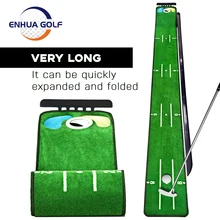Golf Putting mat Plastic Training Tool t  Driving Trainer Putter Practice Pad Chipping Hitting Carpet Gree