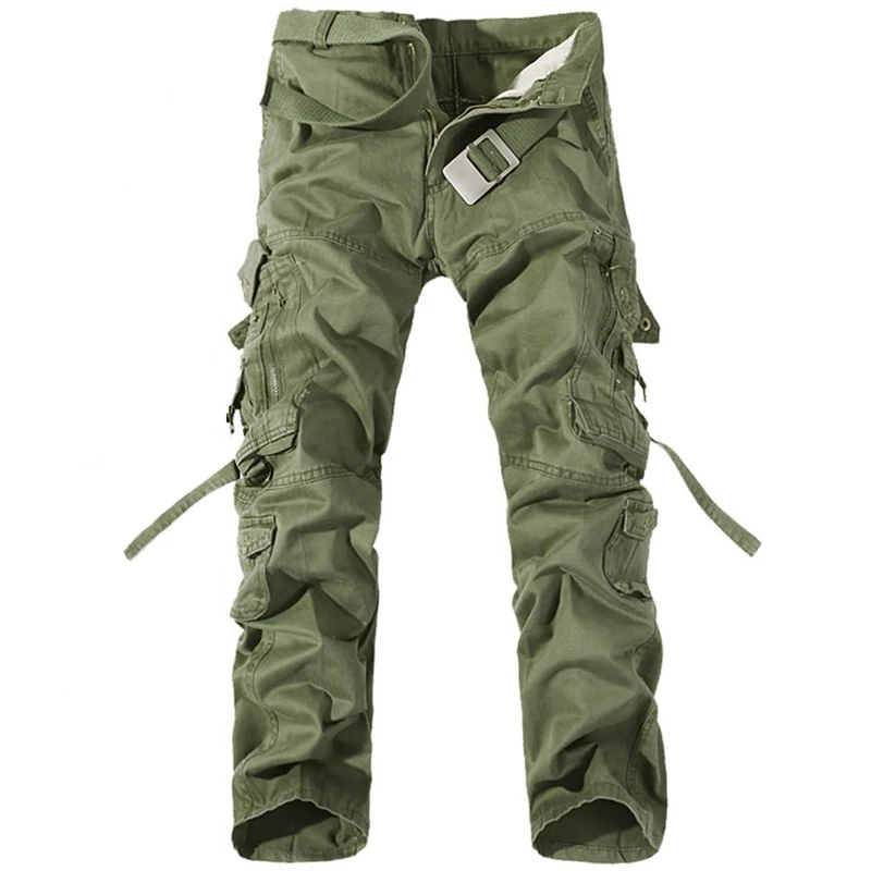 Military Cargo Pants Mens Trousers Overalls Casual Baggy Army Cargo Pants Men Plus Size Multi-pocket Tactical