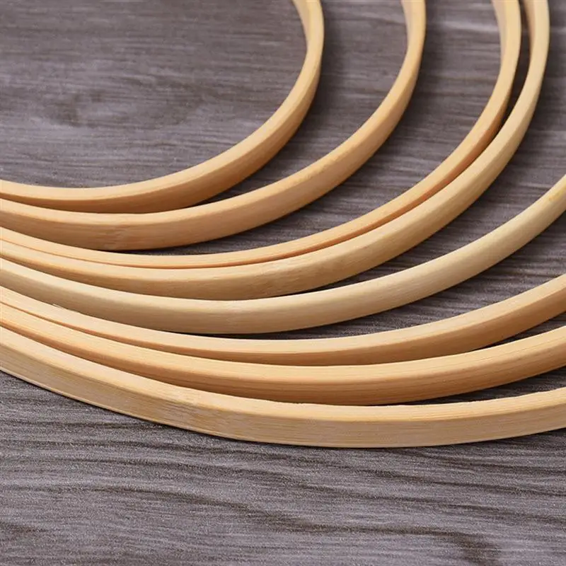 Ловец снов круглое кольцо DIY круглое кольцо Ловец снов бамбуковое круглое кольцо(10 15 17 20 23 26 30 36 см