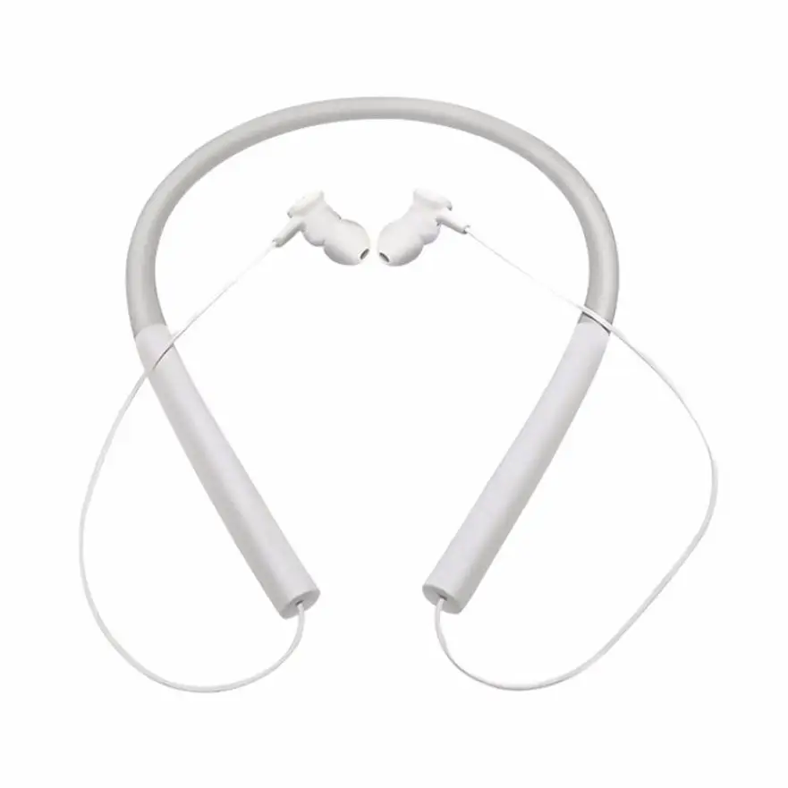 Беспроводная bluetooth-гарнитура с шейным креплением 6D, объемный стереозвук, музыкальные наушники с шумоподавлением, спортивные наушники для телефона - Цвет: white no package