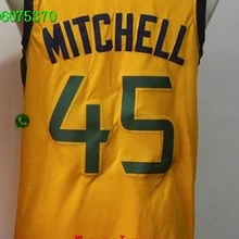 A+++ качественная женская одежда для взрослых#45 Donovan Mitchell Jersey Utah