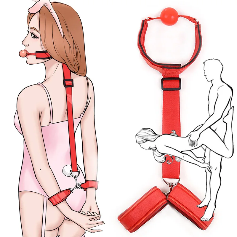 Бондаж эротика игрушки экзотические БДСМ PU наручники для секса Секс Игры Фетиш