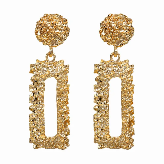 Fashion Statement clip on Earrings Big Geometric earrings For Women non pierced Earing modern Jewelry