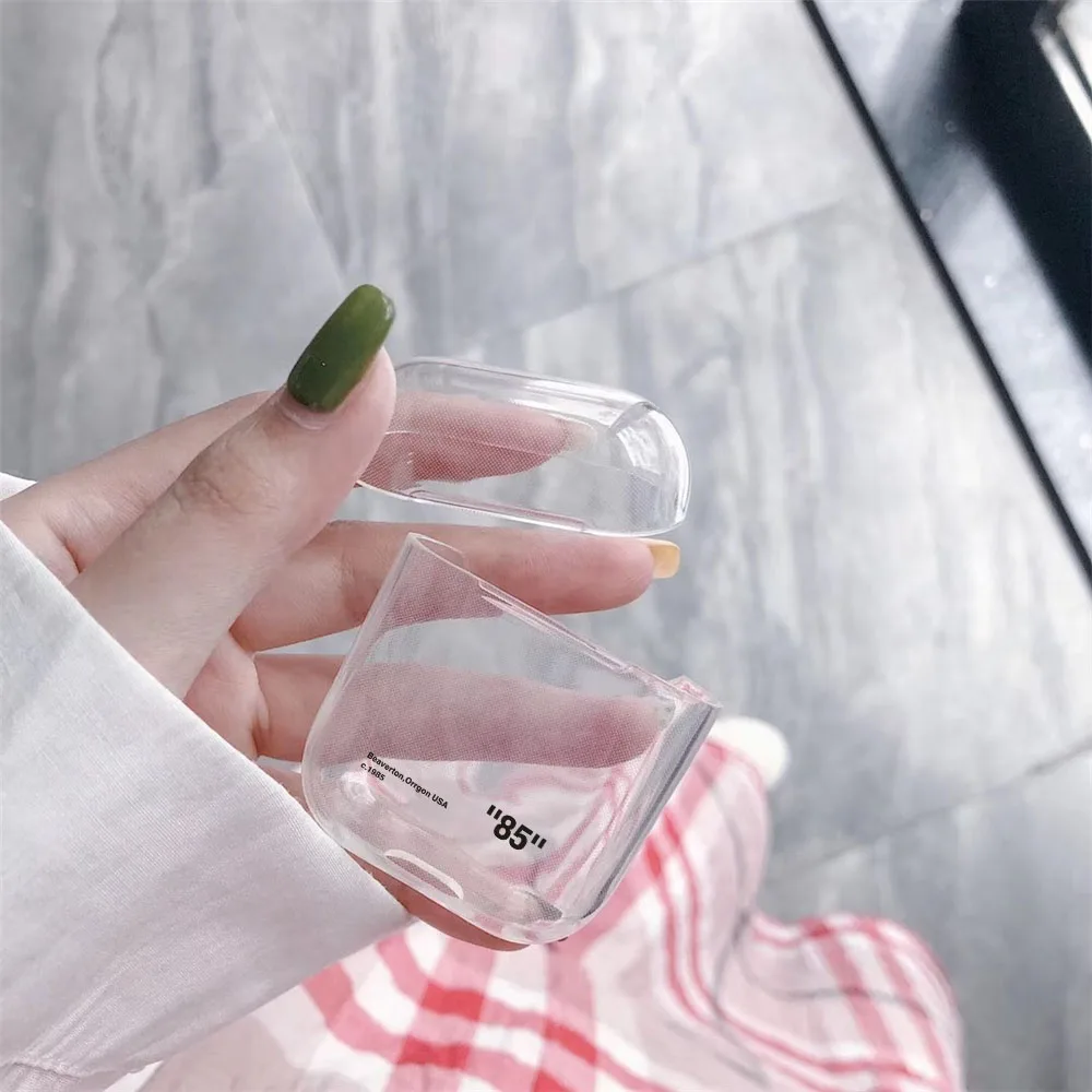 style 85 Роскошный уличный чехол с Bluetooth Гарнитурой для Airpods 2, прозрачные аксессуары для наушников, мягкий ТПУ чехол для Air Pods, чехол - Цвет: style 85