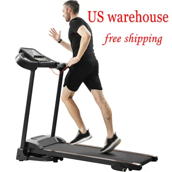 

Indoor Treadmill Folding Running Training Twisting Machine Fitness Equipment Treadmill with Audio Speakers and Incline Adjuster