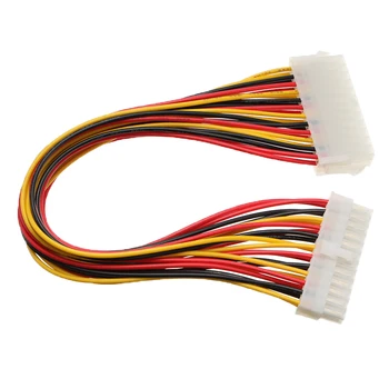 

30cm ATX 24 Pin Male to 24 Pin Female Power Lead Connector Wire Power Supply Extension Cable for Internal PC PSU TW