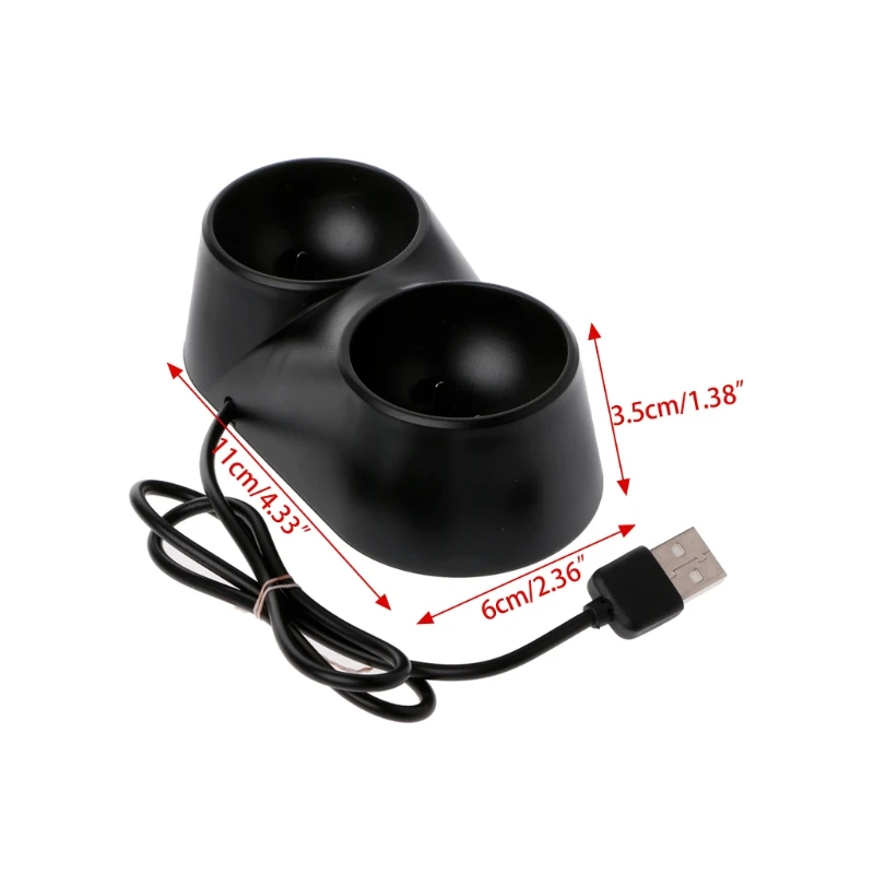 Двойная USB зарядная док-станция Подставка для PS4 playstation 4 VR PSVR контроллер AXYF