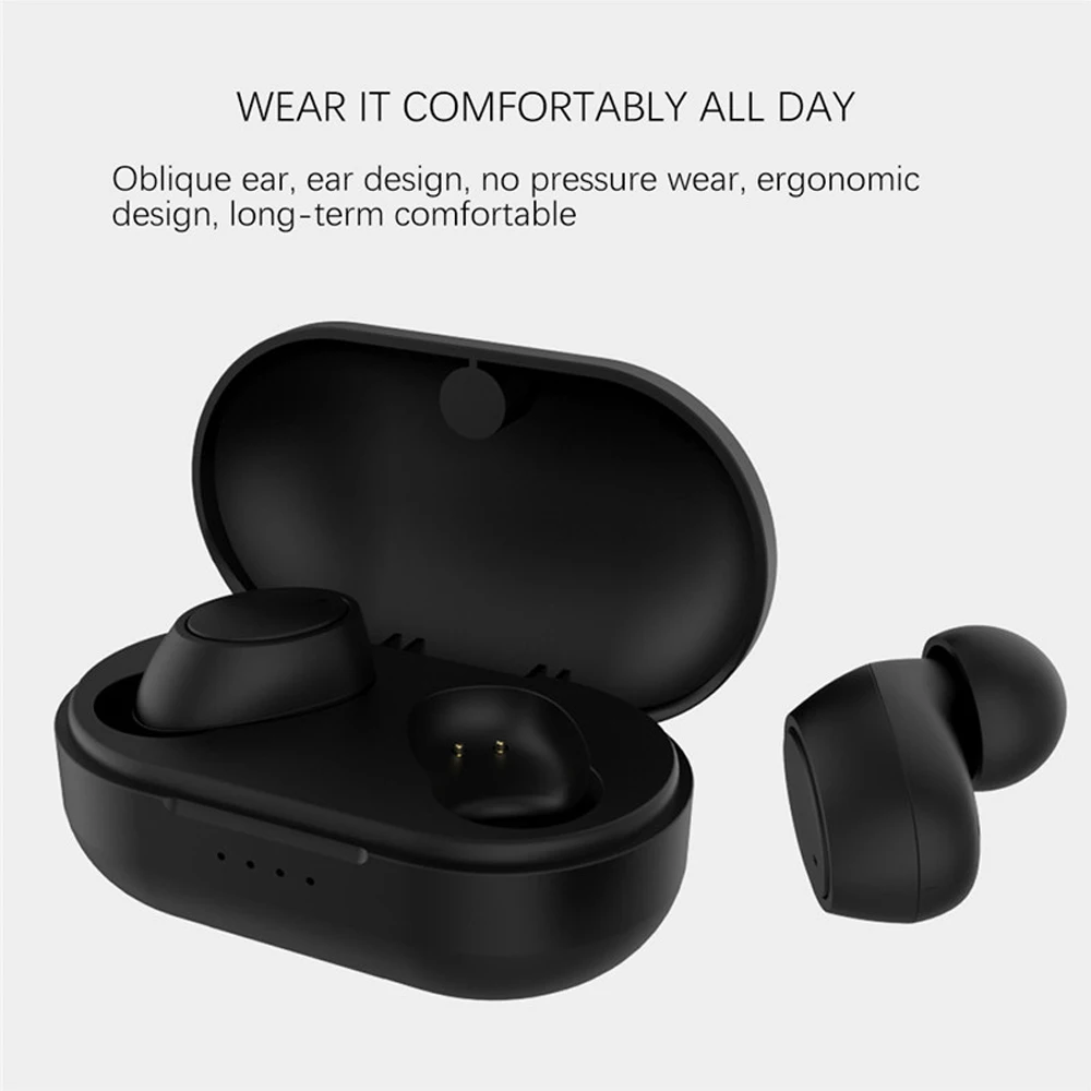 T8 TWS, беспроводная bluetooth гарнитура, Bluetooth 5,0, стерео спортивные наушники, IPX5, водонепроницаемые bluetooth наушники, наушники, зарядная коробка