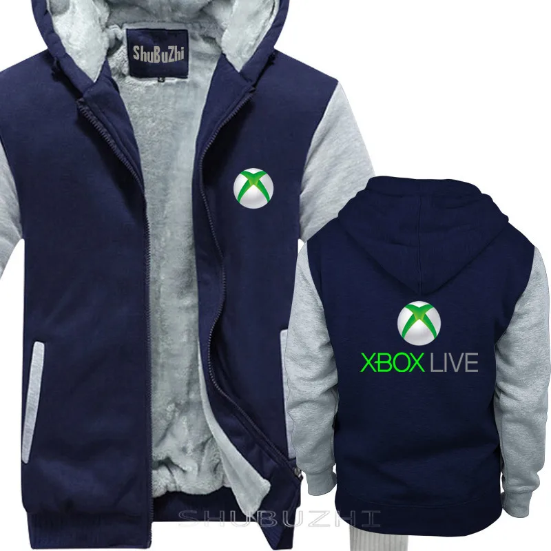 Игра xbox one 360 теплое пальто хлопок модный бренд Толстая куртка Мужские новые высококачественные мужские зимние толстовки sbz5214